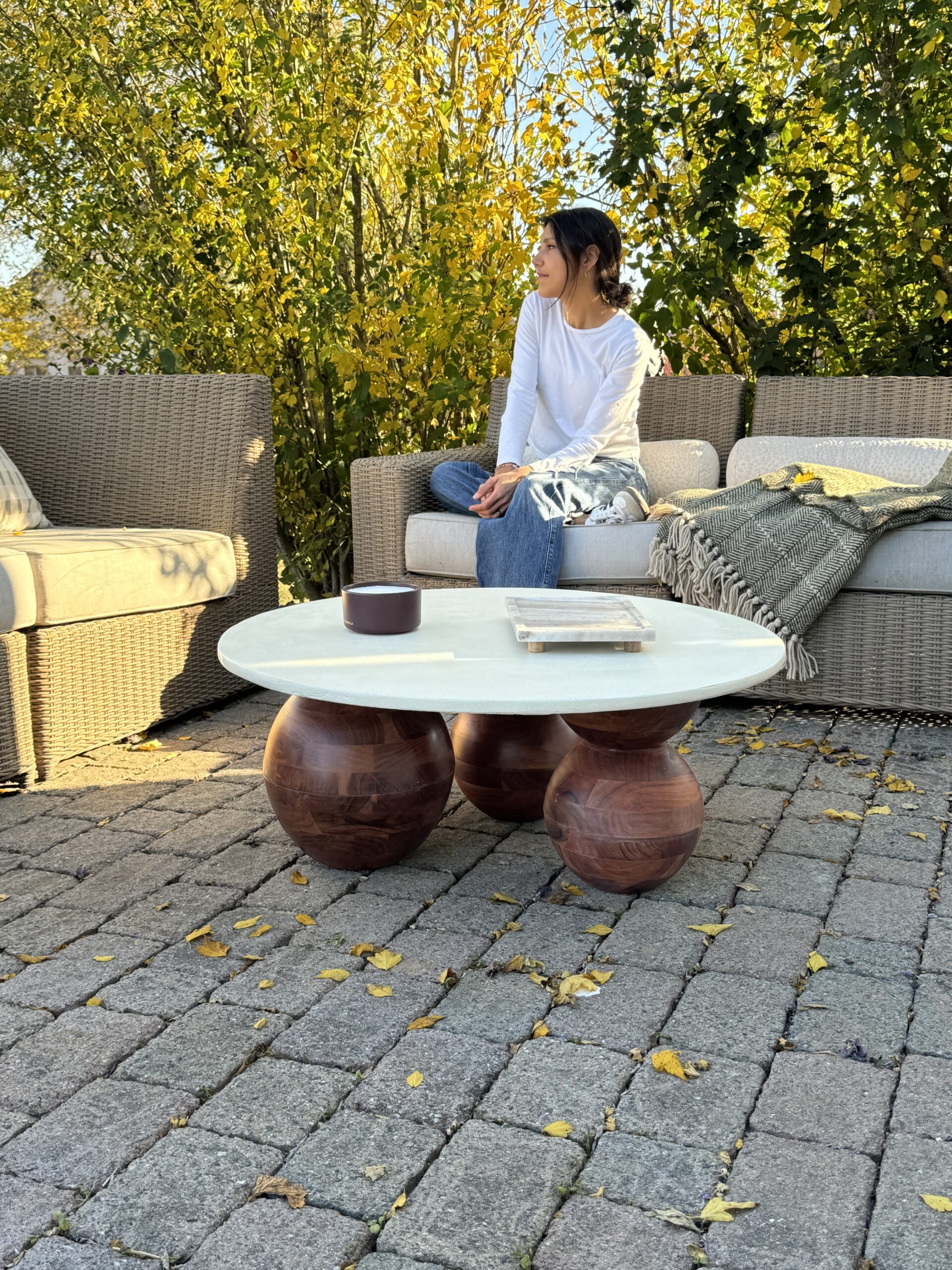 DIY Cement Coffee Table